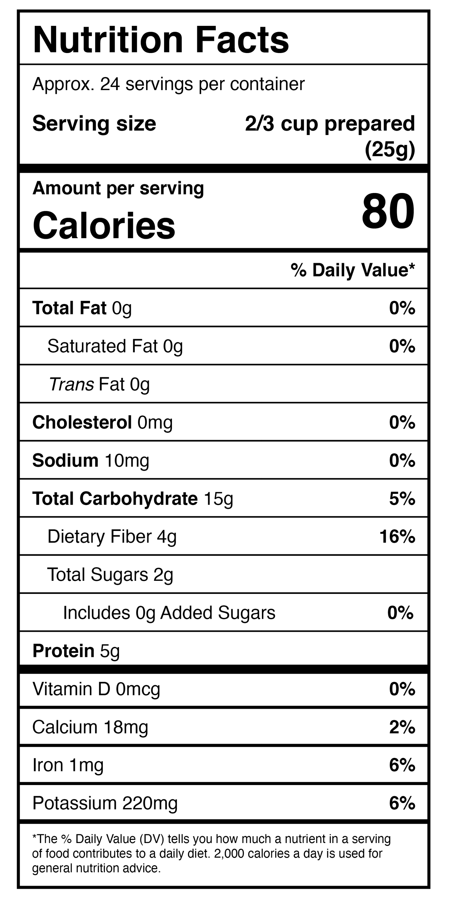 Split Pea Soup Mix - PLAIN