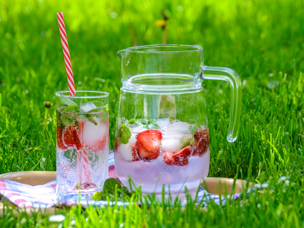 Strawberry Lime Agua Fresca