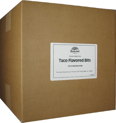 TVP Taco flavored bits