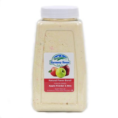 Freeze Dried Apple Powder & Bits (4 Cups)