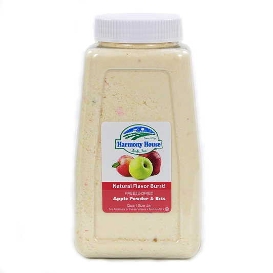 Freeze Dried Apple Powder & Bits (4 Cups)