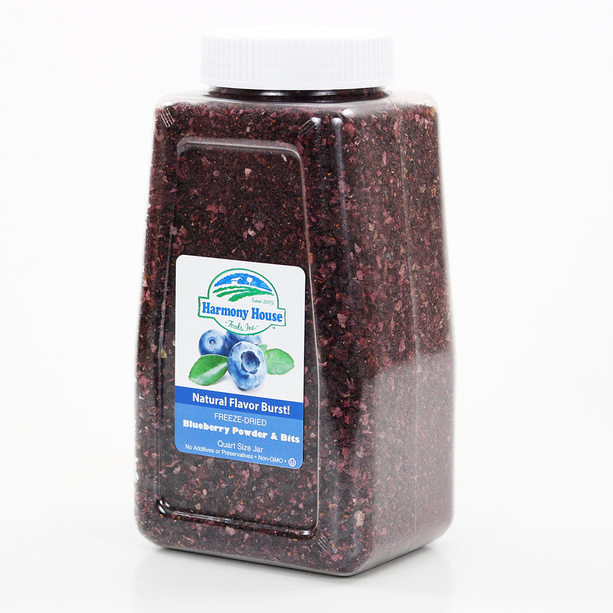 Freeze Dried Blueberry Powder & Bits (4 Cups)