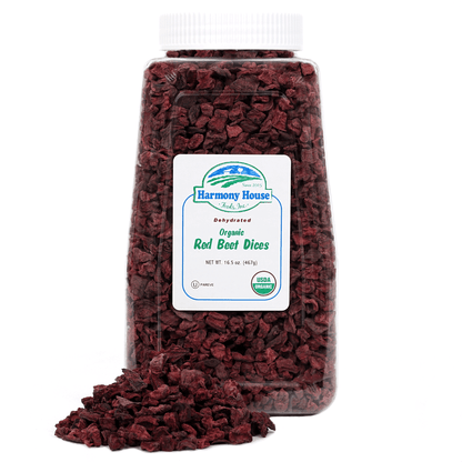 Organic Dried Red Beet Dices