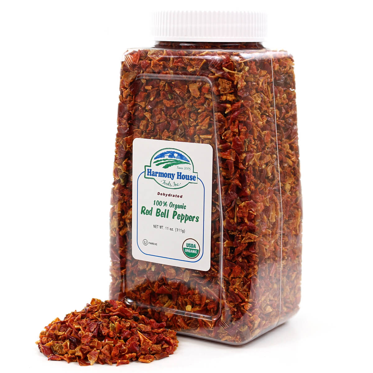 Dried Red Bell Peppers, OG