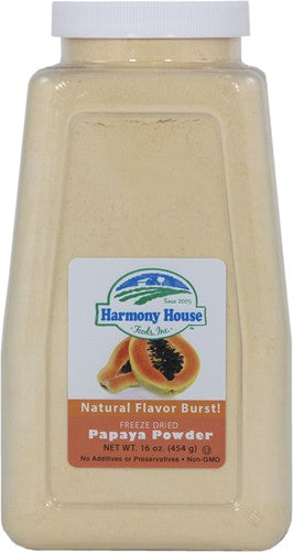 Freeze Dried Papaya Powder & Bits (4 Cups)