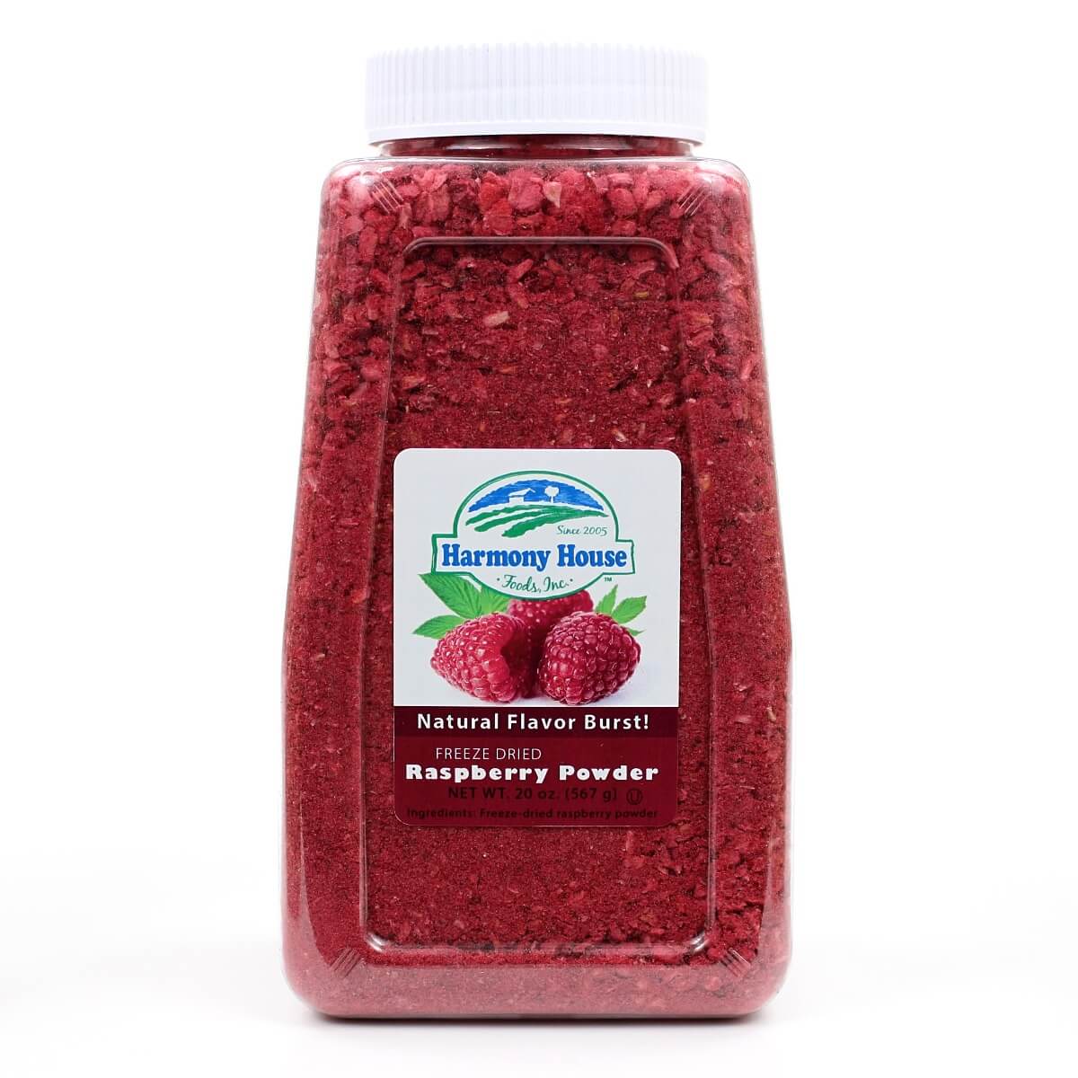 Freeze Dried Raspberry Powder & Bits (4 Cups)