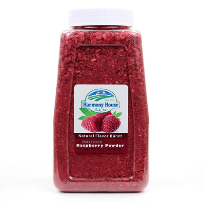 Freeze Dried Raspberry Powder & Bits (4 Cups)