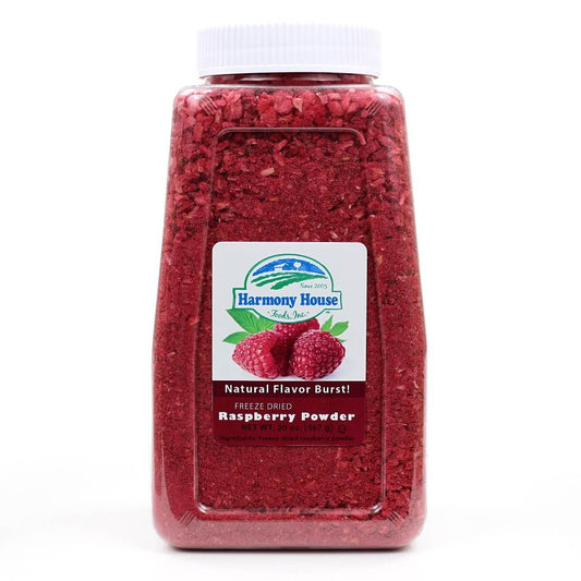 Freeze Dried Raspberry Powder & Bits (4 Cups)