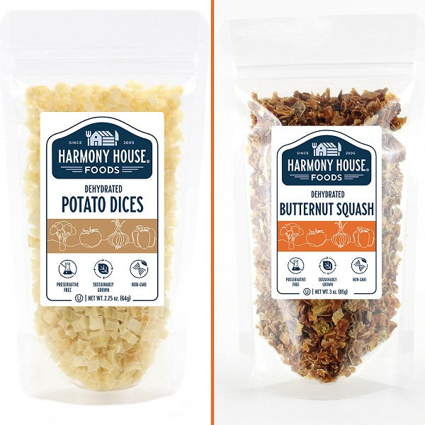 Two Free Zips! Potato Dices and Butternut Squash