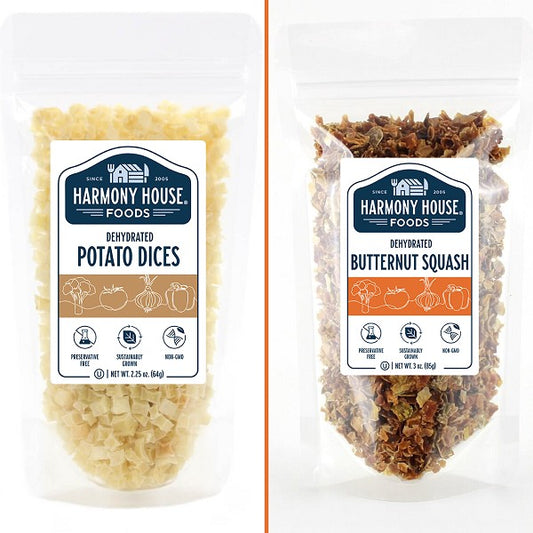 Two Free Zips! Potato Dices and Butternut Squash