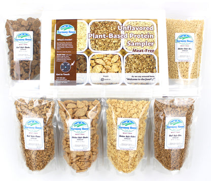 Unflavored Plant-Based Protein Sampler (6 ZIP Pouches)