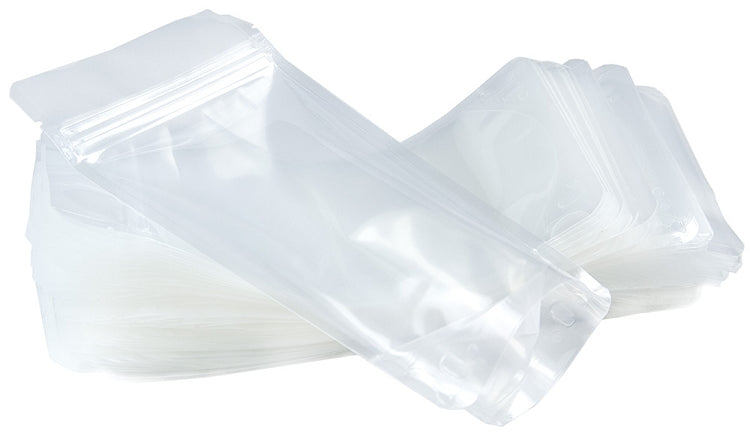 Clear ZIP Pouches, 2.5 Cup Size, Heavy Duty (50 Count)