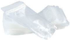 Clear ZIP Pouches, 2.5 Cup Size, Heavy Duty (50 Count)